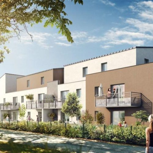 Les Jardins Gabriel - Construction de 38 logements, Akerys Promotion, Carquefou
Crédit image TRIEDRE Architecture