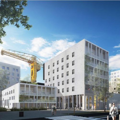 Ilot des Iles - Construction de 84 logements, Nantes Habitat, Nantes 
Crédit image GARO BOIXEL